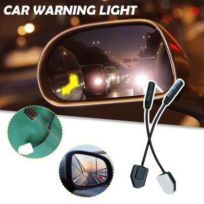2PCS BSD Objektiv Licht Auto Blind Spot Monitoring System Alarm Radar Sicherheit Fahren Ultraschall Sensor Abstand Unterstützen Spur Ändern werkzeug