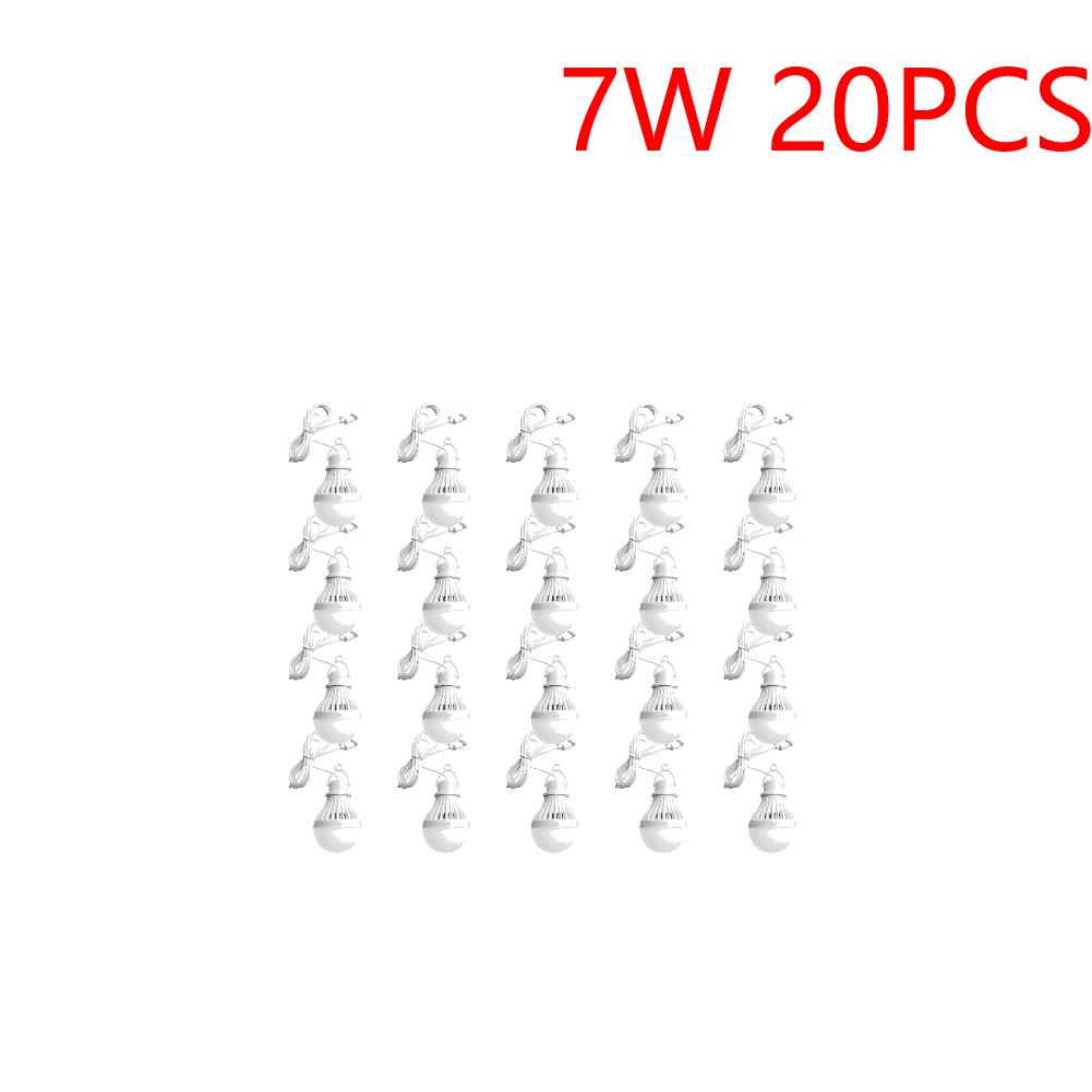 5-20PCS USB Light Bulb LED Camping Light Bulb Hanging Camping Lantern Emergency Light for Camping Emergency Truck Fishing Boat