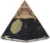 Crystal Pyramid, Vastu Orgone Energy Pyramid For Home Décor - Black Tourmaline