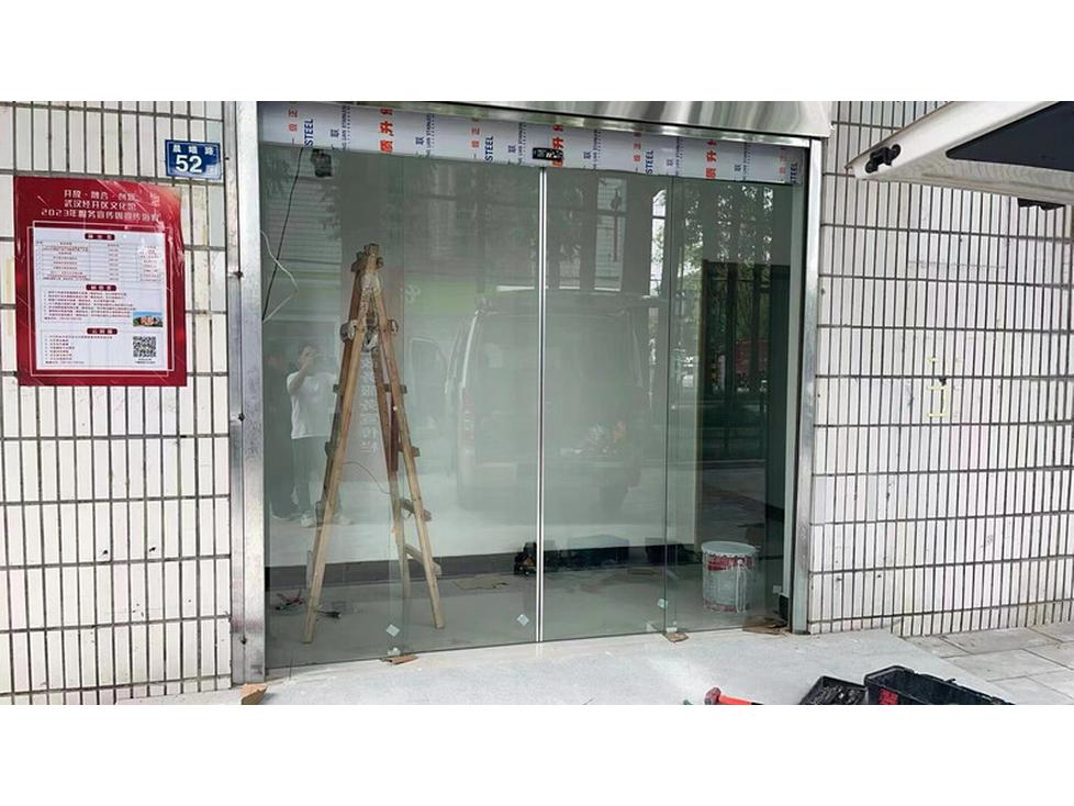 SMVP Automatic Frameless Glass Sliding Sensor Door CN Plug (adapter Included)