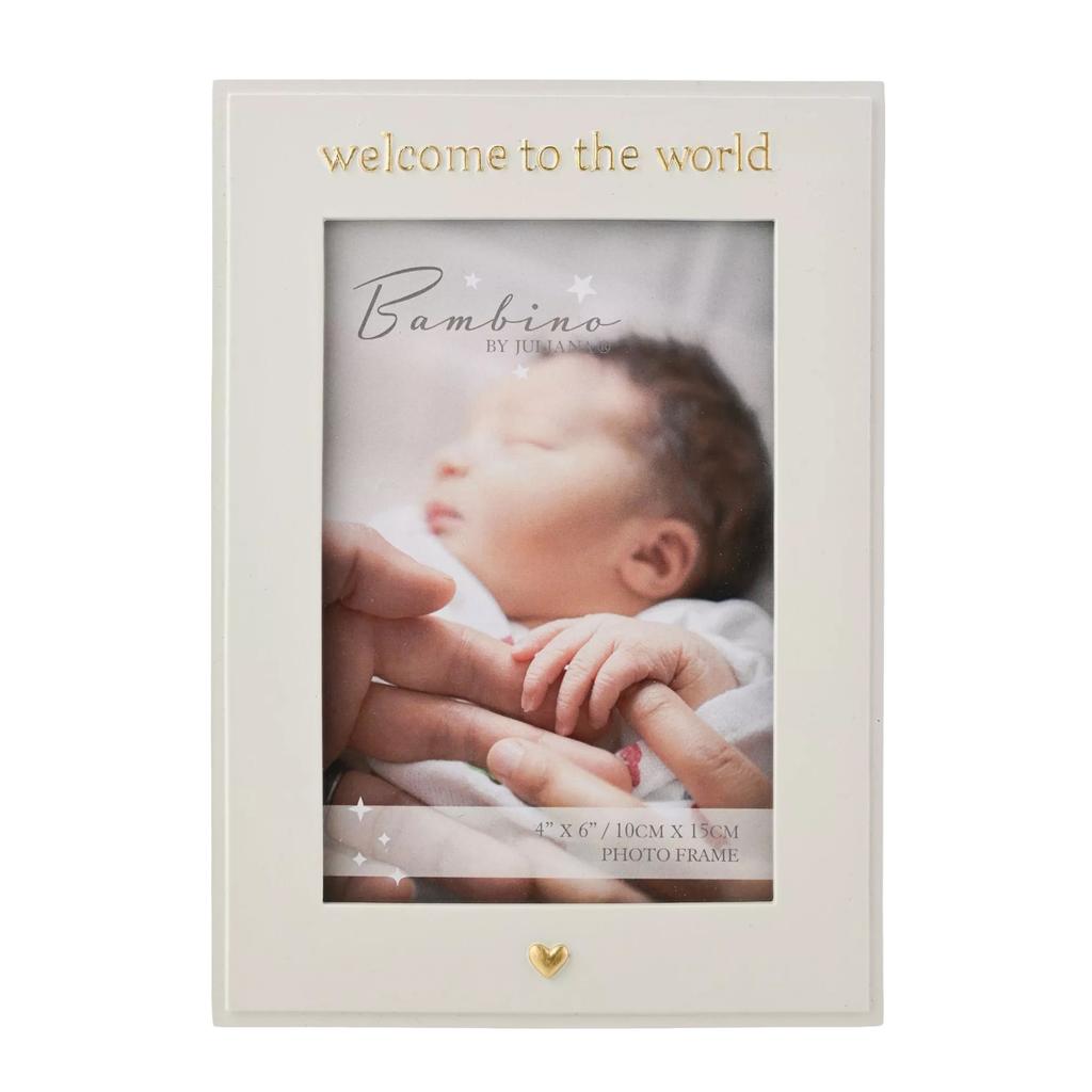 Bambino Welcome To The World Photo Frame