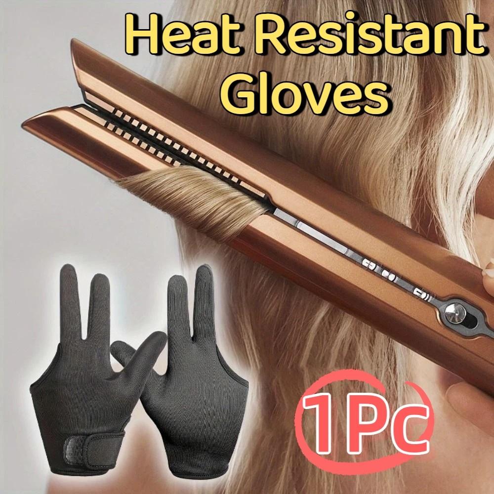 3 Finger Curling Wand Glove Anti-scalding Barber Hair Styling Tools Heat Resistant Gloves  for Home
