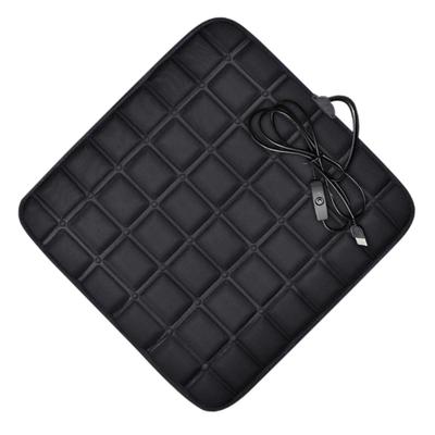 35W-48W Auto vyhrievaný vankúš Sedadlo USB Square Electric Rapid Protišmykové termopoťahy Goth Poťahy Teplejšie podložky Príslušenstvo pre BMW
