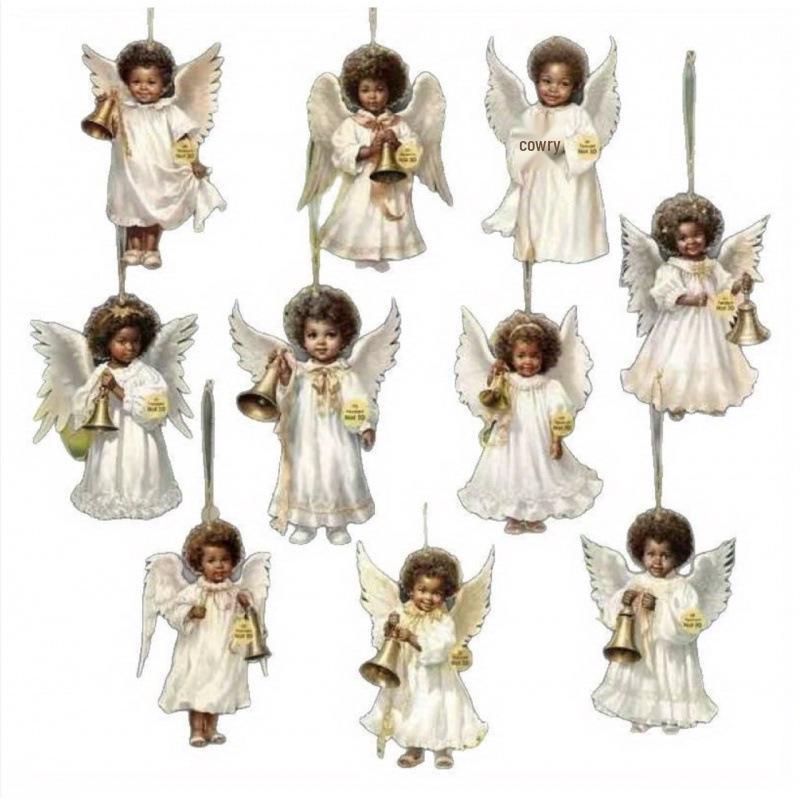 36-Piece Handmade Walnut Cracker Christmas Ornament Set - Ideal for Holiday Gifts & Tree Decoration