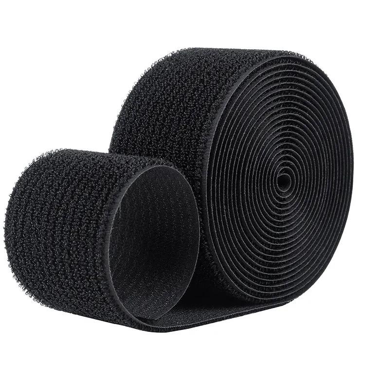 Nylon Hook & Loop Self-Adhesive Cable Tie with Plastic Buckle