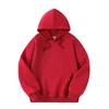 Autumn and Winter New Pure Cotton Solid Color Loose Casual Sports Jacket with Thick Fleece Hooded Sweatshirt