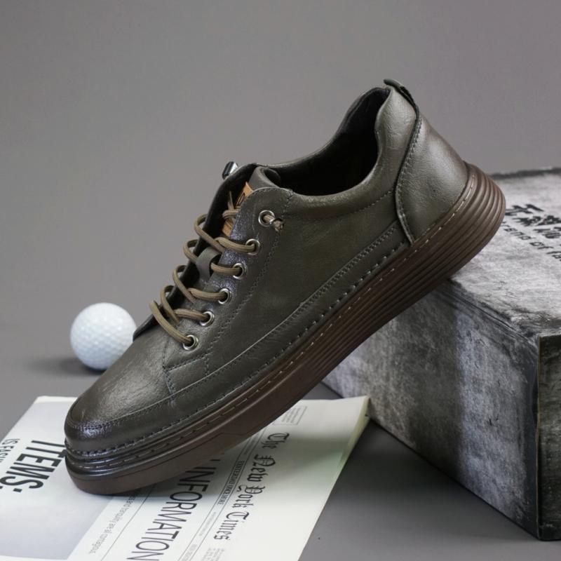 Fashion Official Website Hot Selling Men's Leather Casual Shoes Trend Oxford Shoes Office Men's Business Shoes Versatile Classic