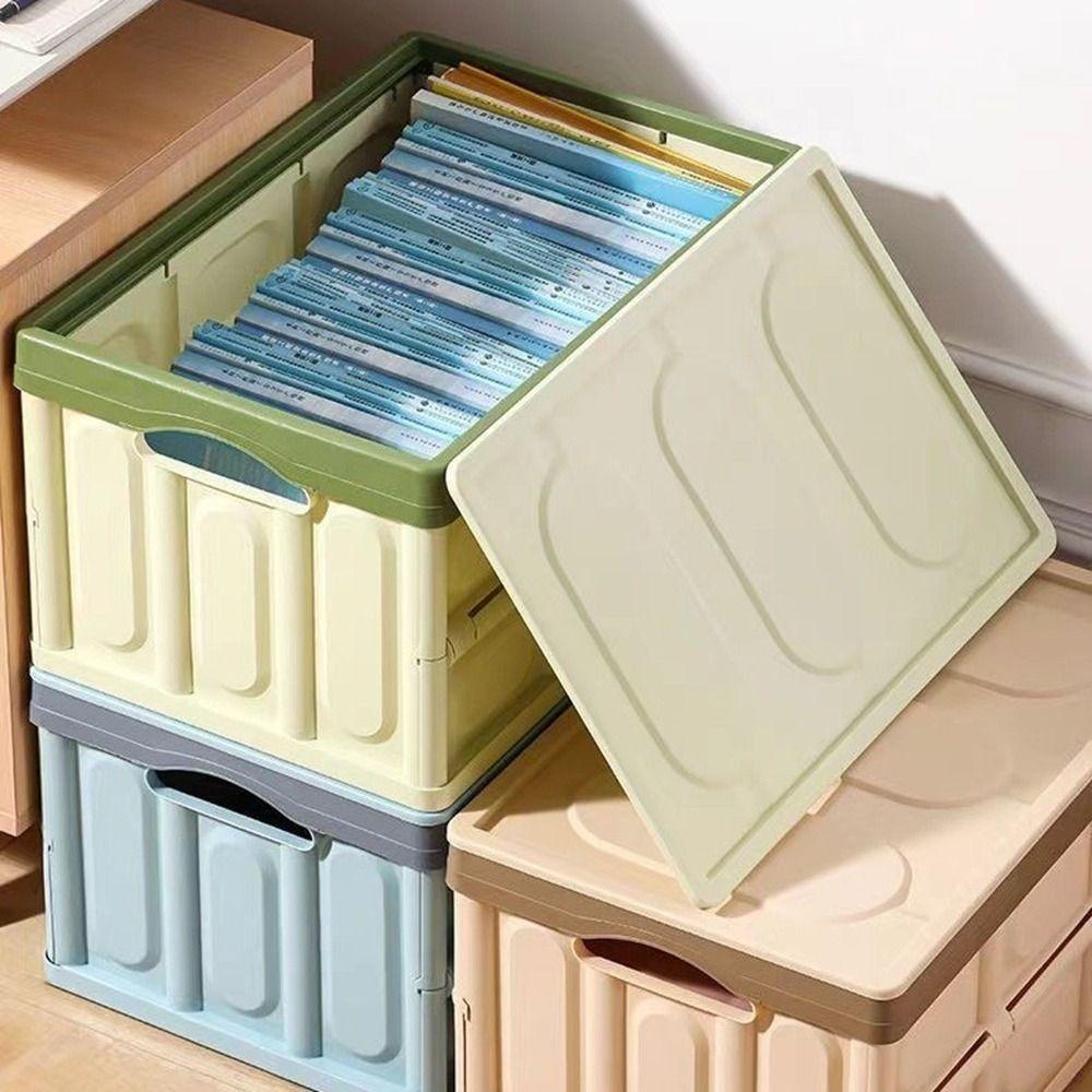 Large Capacity Foldable Storage Trunk Stackable Open Storage Box Car Storage Boxes Office