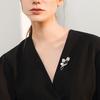 Double-Headed Tulip Brooch Women'S Flower Brooch Autumn And Winter Coat Jacket Pin Suit Accessories