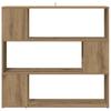 Bookshelf Room Divider Artisan Oak 100 x 24 x 94 cm