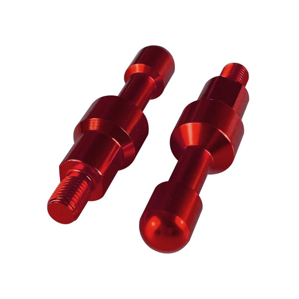 2PCS 9*2cm Motorcycle Extension Side Mirror Screws Cover M8 CNC Aluminum Screws Cap Plug Cover Rearview Mirror Protection Parts