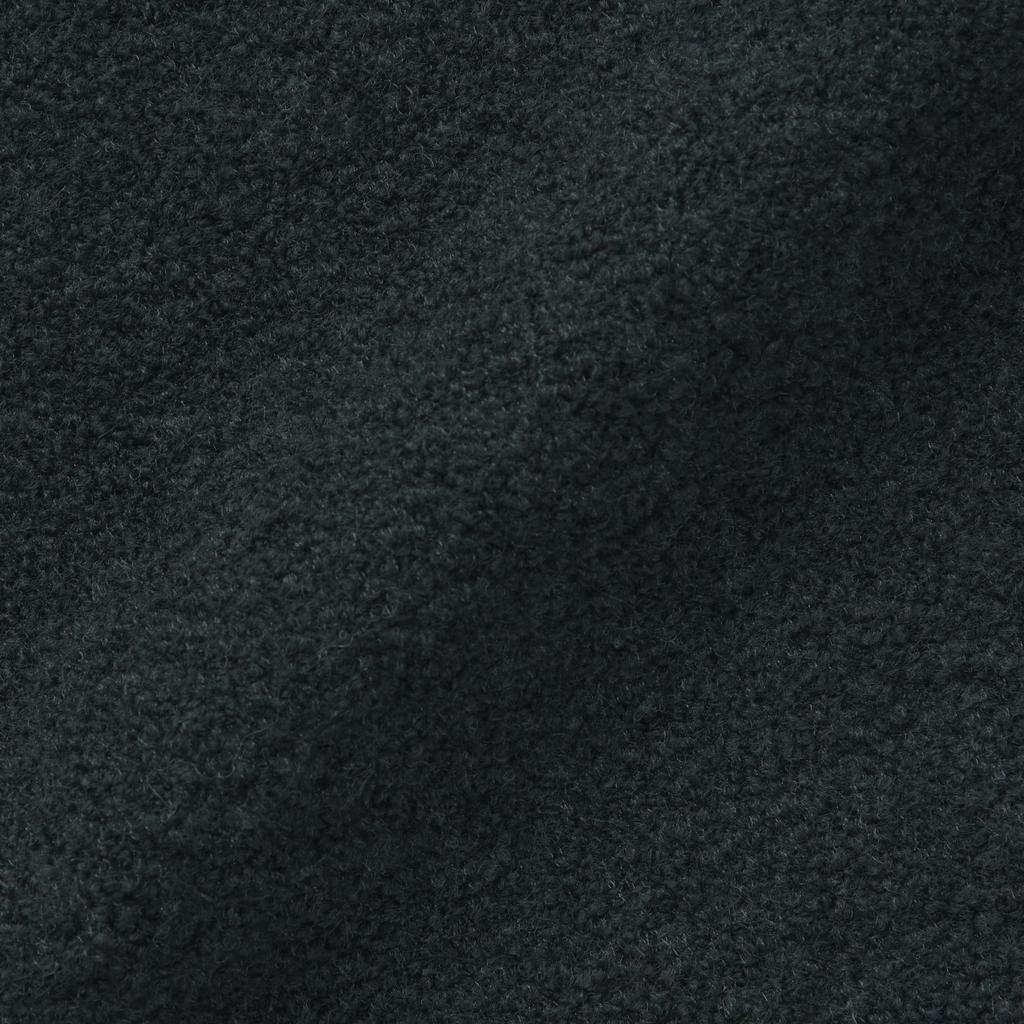 MUJI Women's Wool-Blend Boucle Polo Sweater, Dark Gray, Size XL, BA1P7A4A