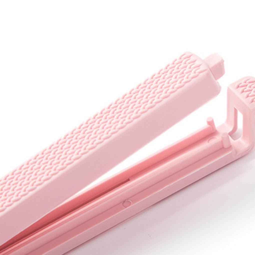 Ev Şeker Rengi Plastik Yiyecek Klipsleri Mühürleme Kelepçesi Mutfak Aleti Atıştırmalık Poşeti Mühürleyici