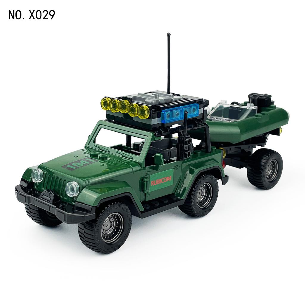 Swamp Butcher SUV Spike Field Team Children's Building Blocks Toys