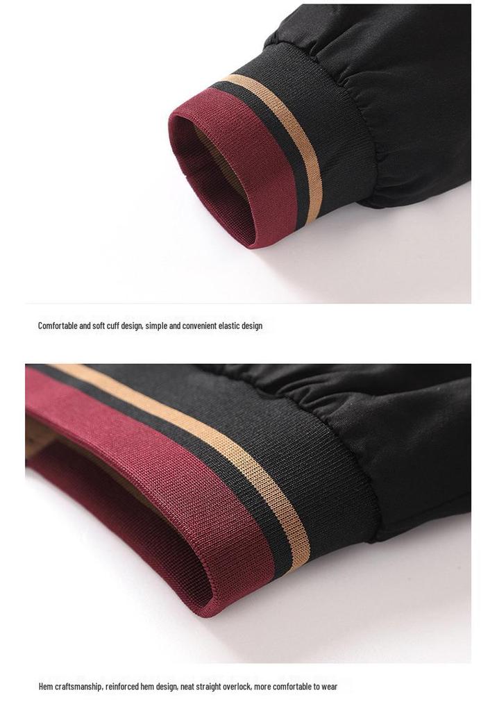 Men's Reversible Casual Stand-Up Collar Jacket