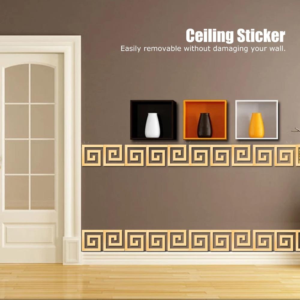 10Pcs Acrylic Acrylic Wall Decor 3D 3D Wall Sticker Decorative Wall Decal  Room Decor