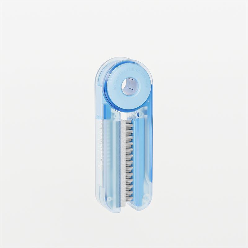 Rotatable Cleaning Four-in-one Cup Brush Bottle Nipple Thermos Cup Cleaning Brush Gap Deep Cleaning Brush S синий