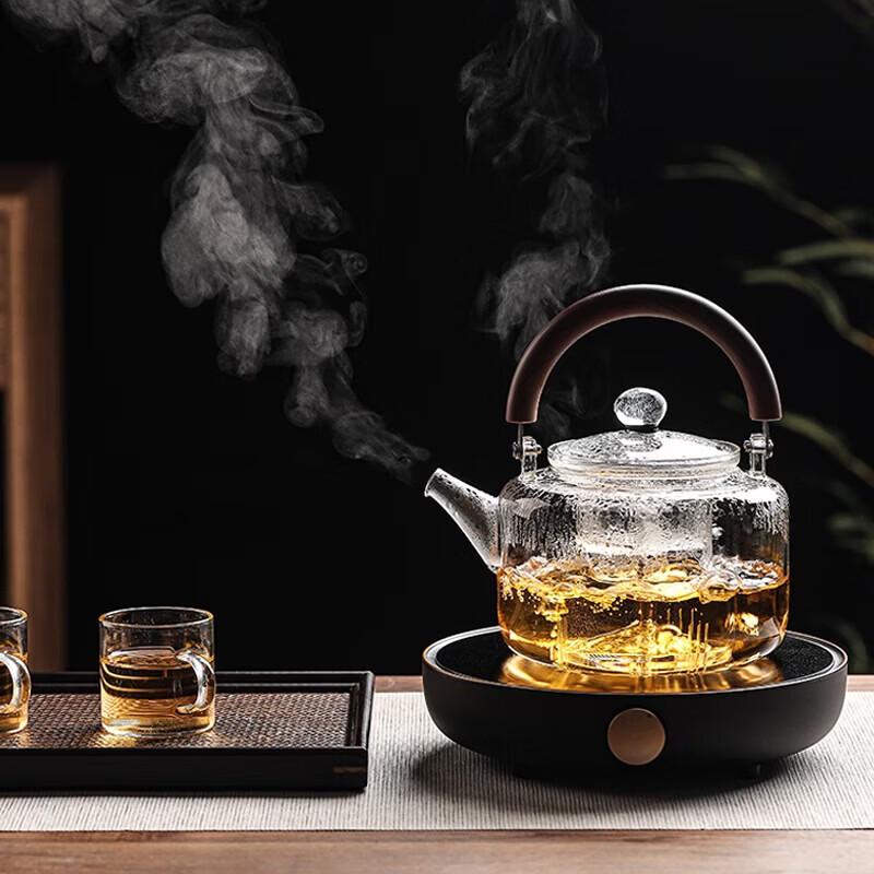 YIHUTEA Heated Glass Teapot
