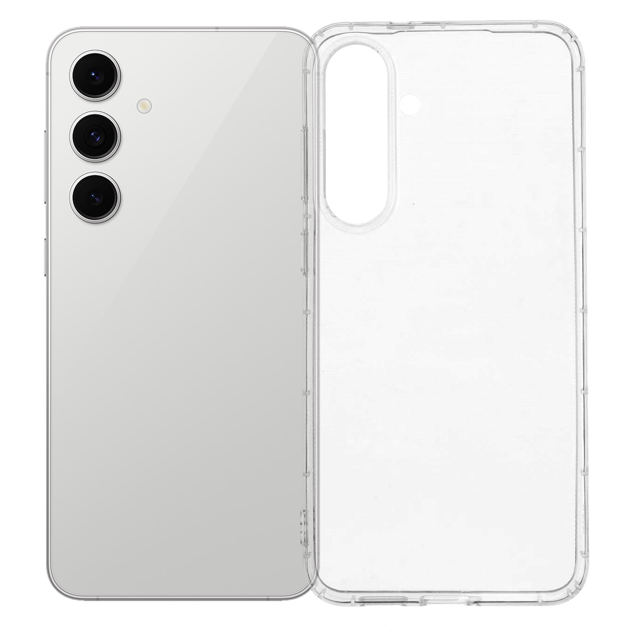 

For Samsung Galaxy S25 FE Case Transparent TPU Phone Back Cover Airbag Protection A