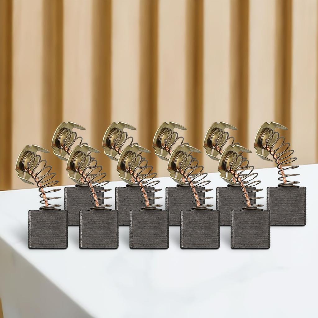 10pcs Carbon Brush Replacement For Mak ita CB204 Angle Grinder & Demolition Hammer, Size 7*18*16mm, High Durability