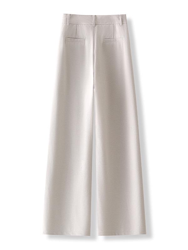 2026 Spring/Summer Women's High-Waisted Loose Wide-Leg Pants - Slimming, Fashionable, Comfortable & Skin-Friendly Casual Wear