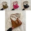 2024 Spring New Simple Commuter Bag Street Fashion Shoulder Bag Pu Material
