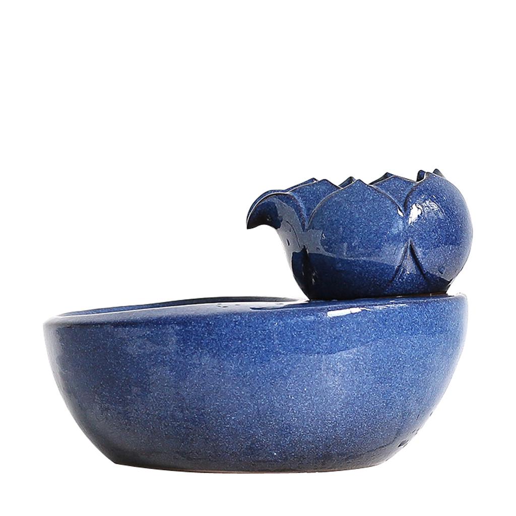 ceramic cat drinking fountain