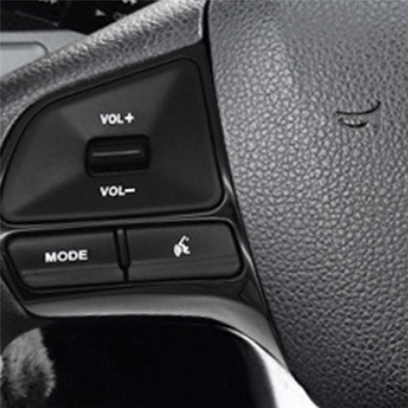 A03E-Car Multifunction Steering Wheel Button Control Volume Switch For KIA K2 Rio 2011-2016 Gloss Black