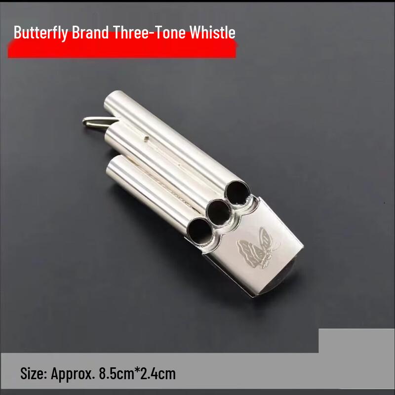 WEZHO Stainless Steel Triple-Tone Whistle