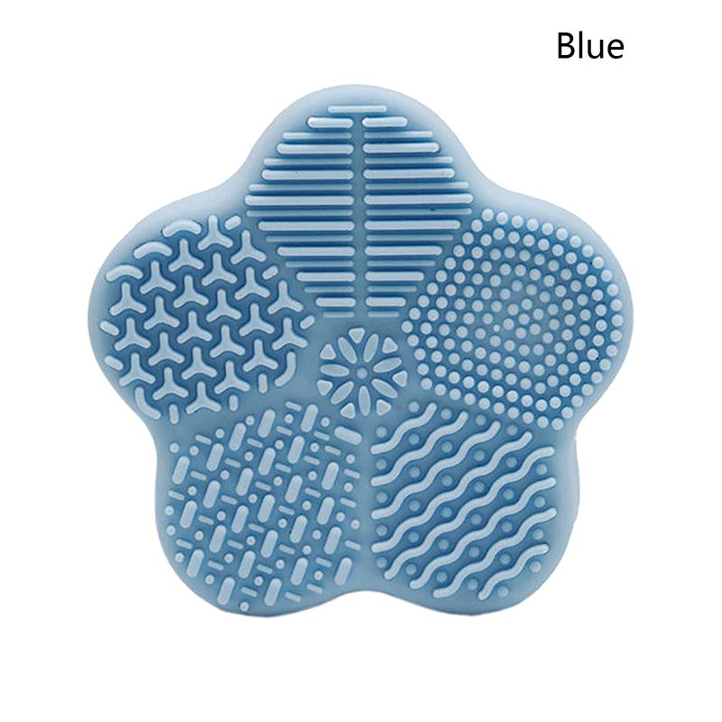 1pc Colorful Heart Shape Clean Make Up Brushes Wash Brush Silica Glove Scrubber Board Cosmetic Cleaning Tools For Makeup Brushe