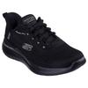 Skechers Bounder 2.0 Almir Comfortable Fashionable Simple Versatile Popular Low-Top Casual Shoes Men Sneaker Black 233031-BBK