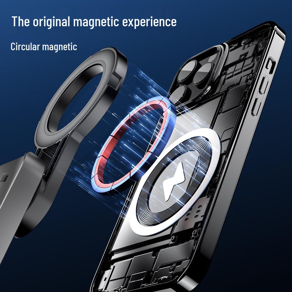 Bastone selfie magnetico transfrontaliero 2025 P15C: Strumento Portatile Mini per Fotografia e Live Streaming