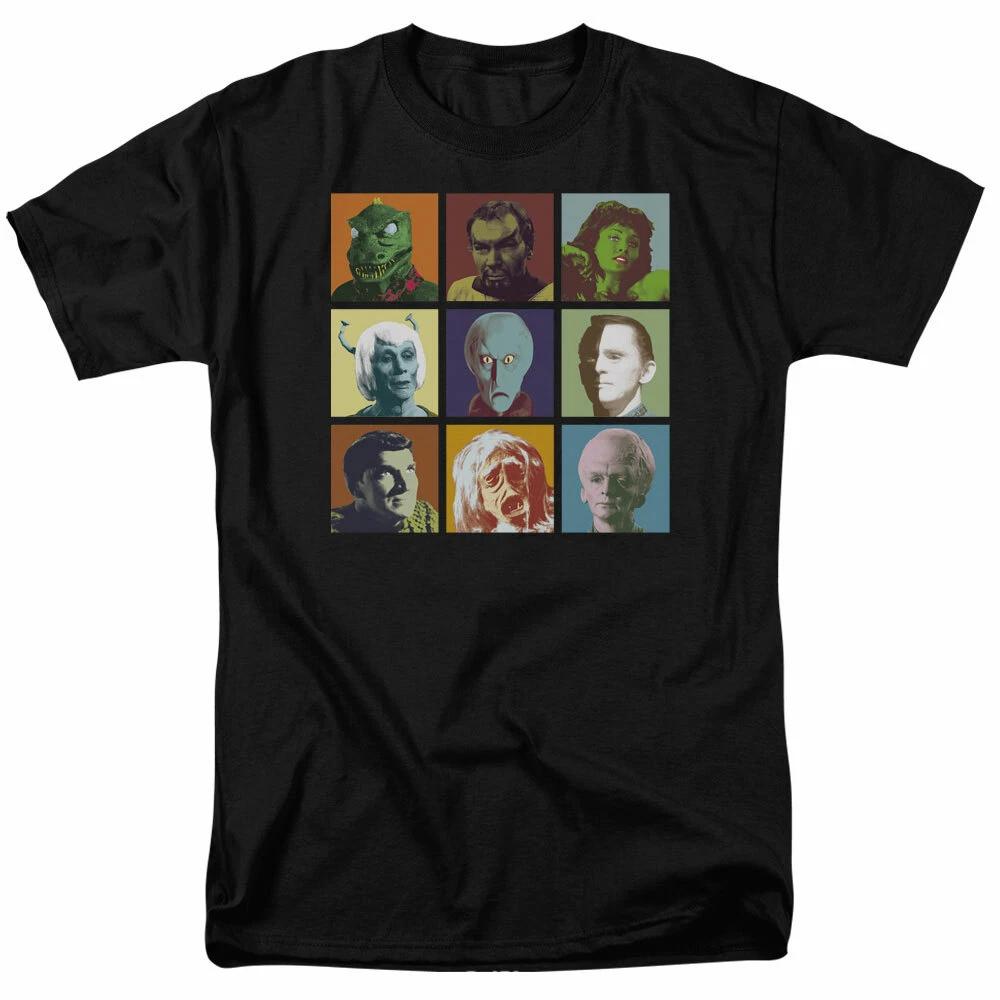 Star Trek Alien Squares Men s T-Shirt S-5XL Licensed Original Series Tee 3XL