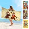 Chip 'n Dale Záchranáři Kreslený Plážový Ručník Roztomilý Kawaii Dekorace do Pokojíčku Koupelnové Dívčí Dětské Ručníky do Koupelny Sprcha
