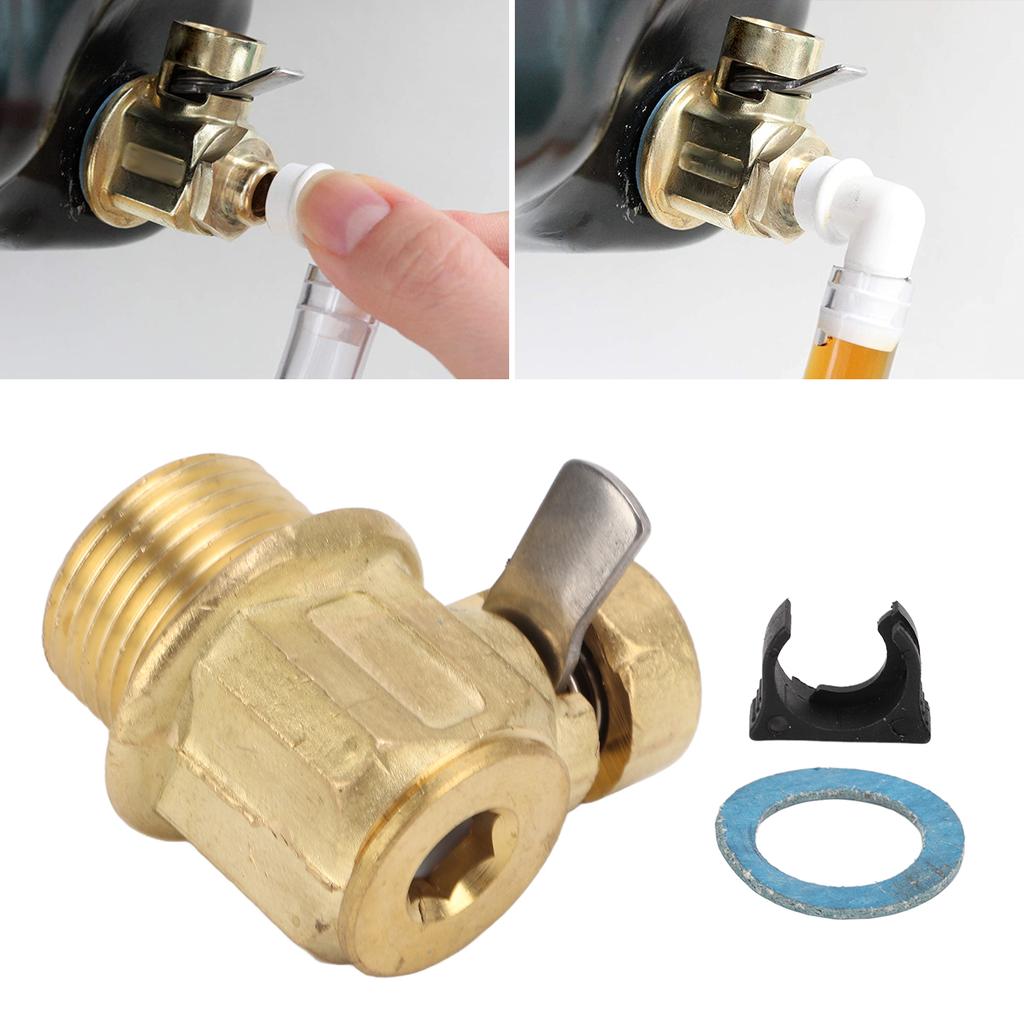 F104 Car Valve Engine Quick Oil Drain Valve with Thread M18‑1.5 F104 Replacement for Cars Light Trucks Accesories Engine Parts