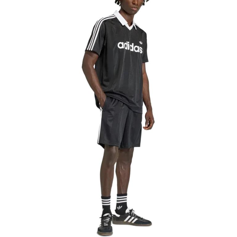 Adidas Originals 3-Stripes Striped Elastic Side Pocket Loose Fit Casual Shorts Men shorts KE3594