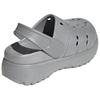 Adidas Adilette Platform Comfortable Soft Clogs Women Footwear Silver JQ9879