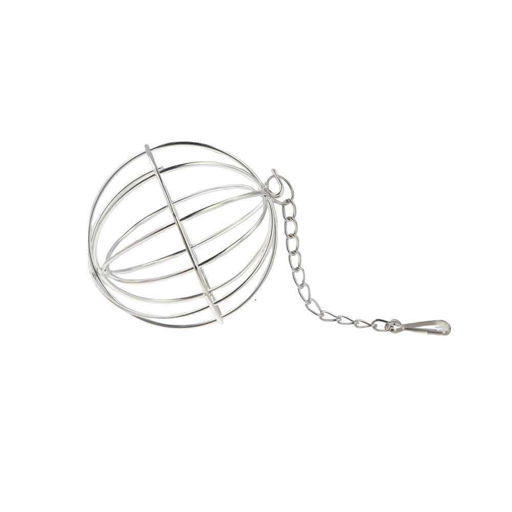 

Hay Ball Feeding Guinea Pig Hamster Rabbit Pet Rabbit Feed Dispense Hamster Feeding Ball Pet Supplies Rabbit Hay Feeder серебряный