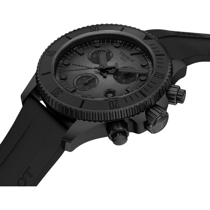 TISSOT Starfish Collection Quartz Movement 300 meter Water Resistance Unisex Watch 38mm Black Dial T120.217.37.061.00