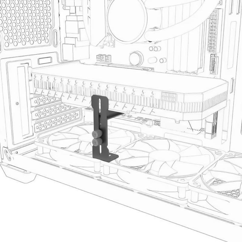 GPU Support Bracket Graphics Card Support GPU Bracket Brace Video Card Sags Holder Bracket GPU Stand Adjustable Bracket