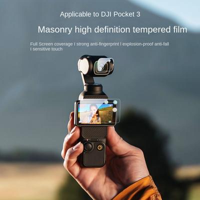 DJI Osmo Pocket 3 Ultrathin HD Şeffaf Temperli Cam Ekran Koruyucu LCD Ekran Filmi DJI Pocket 3 Kamera Lens Koruyucu