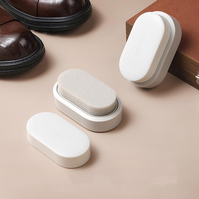 

Portable Double-Sided Sponge Shoe Brush - Leather-Safe Shoe Care Brush, Stain Removal & Deep Nourishment
