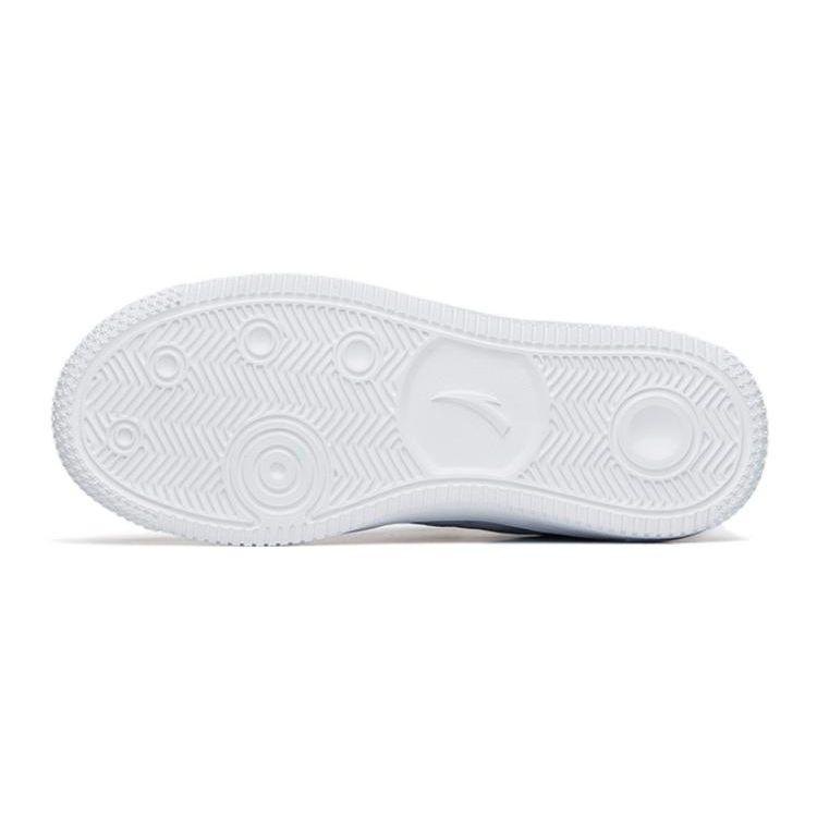 Anta Lightweight Shock Absorbing Anti-Kick Low-Top Kids Skate Shoes Kids Sneaker White A332338063J-1