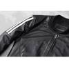Embroidery Patches Baseball Jackets Genuine Cowhide Leather Jacket Men Motorcycle Biker Coats Autumn Mens Coat