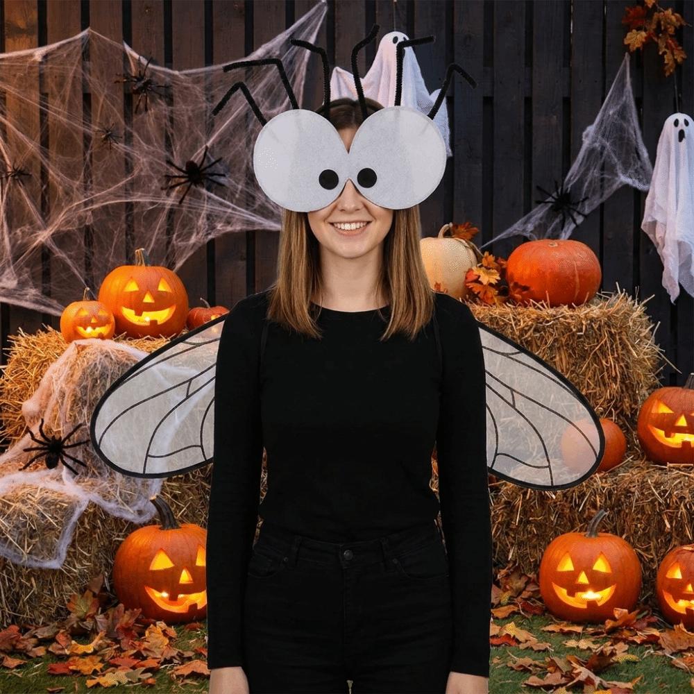 Insect Fly Wings Sparkle Costume Wings Creative Cosplay Fly Wings Christmas Gift