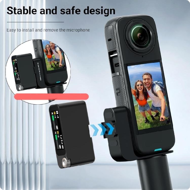 Professional Cold Shoe Holder for X4 X3X2 Cameras for Mic RX Mic Adapter Plate with Enhances Durability and Portability