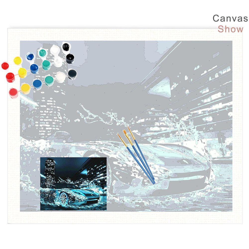 PhotoCustom Painting By Number For Adults On Canvas Sports Car Diy Picture Of Coloring Drawing Oil Painted By Number Home Decor