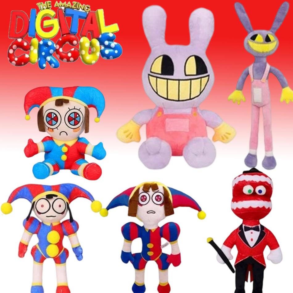 Hot Cartoon The Amazing Digital Circus Clown Ragatha Pomni Cartoon Jax Doll Joker Plush Christmas Kids Birthday New Year Gift