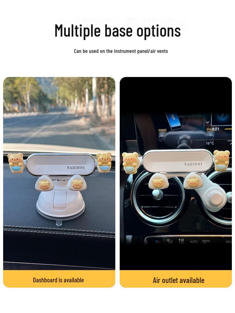 2026 Tricycle Navigation Car Phone Holder with Vacuum Suction Cup for Girls