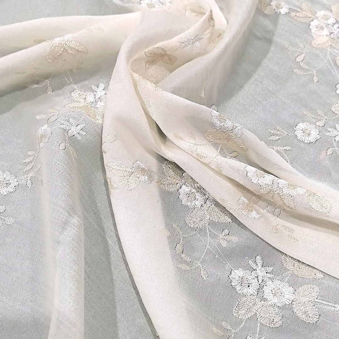 

Apricot-colored embroidered jacquard fabric suitable for wedding dresses formal gowns and DIY handmade clothing fabrics 1.5M&1M абрикосовый
